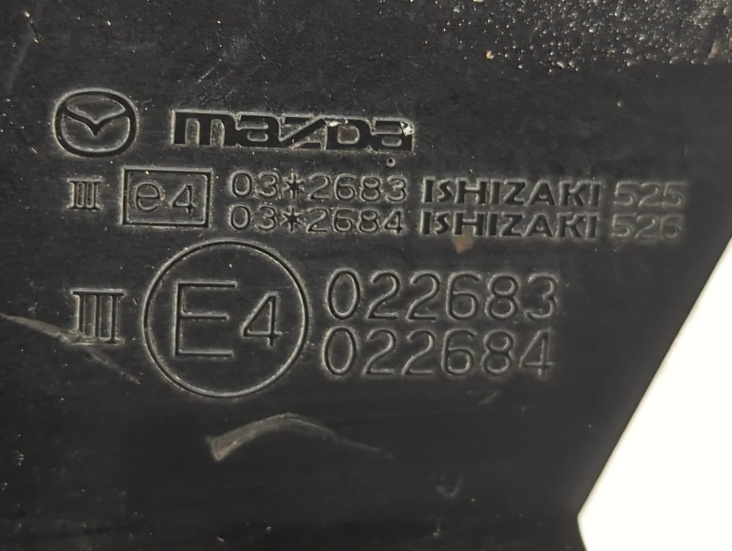 2010-2013 Mazda 3 Passenger Side View Mirror - Right Door Mirror OEM Used - Oemusedautoparts1.com