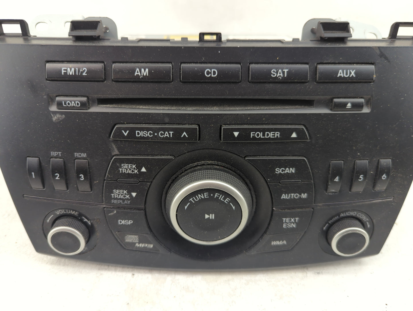 2012-2013 Mazda 3 Radio AM FM Cd Player Receiver Replacement P/N:BBM5 66 AR0 Fits Fits 2012 2013 OEM Used Auto Parts - Oemus