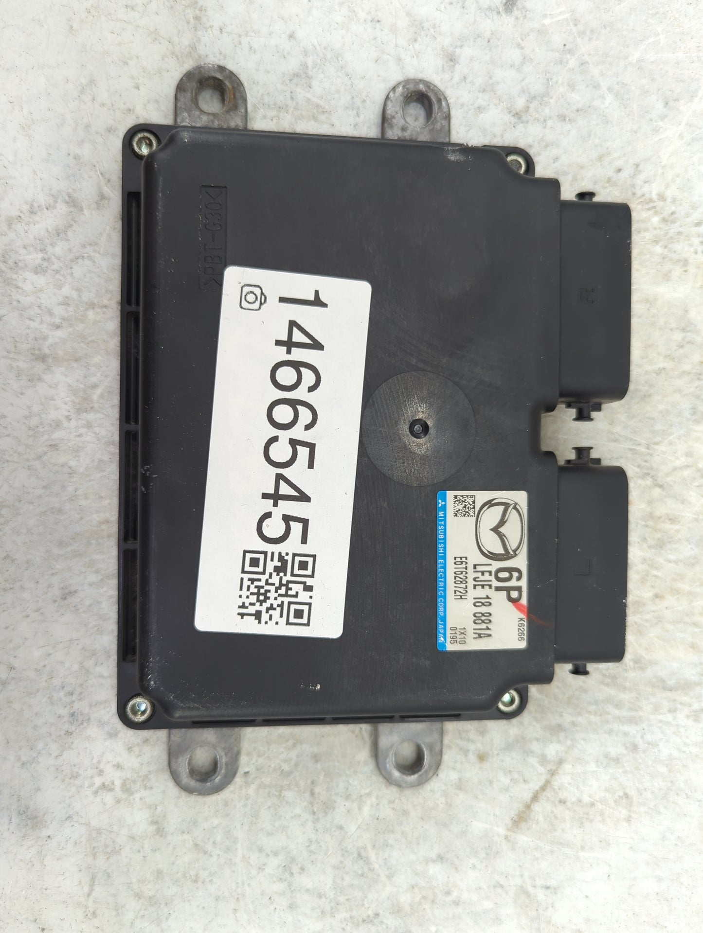 2012-2013 Mazda 3 PCM Engine Control Computer ECU ECM PCU OEM P/N:LFJE 18 881A E6T62872H Fits Fits 2012 2013 OEM Used Auto P