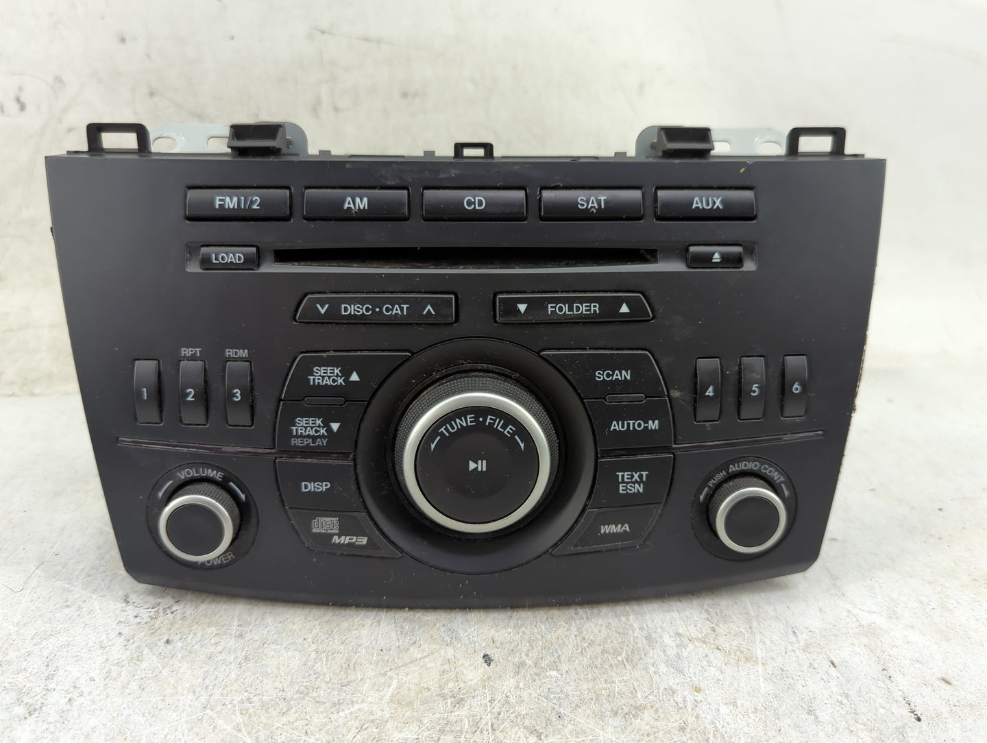 2012-2013 Mazda 3 Radio AM FM Cd Player Receiver Replacement P/N:BBM5 66 AR0 14792746 Fits Fits 2012 2013 OEM Used Auto Part
