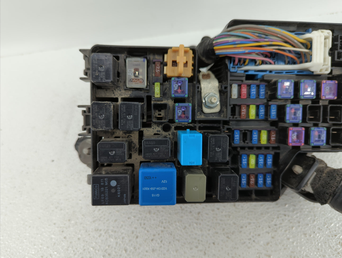 2013 Mazda 3 Fusebox Fuse Box Panel Relay Module P/N:BBM6-66761 BFD2-66761 Fits OEM Used Auto Parts - Oemusedautoparts1.com