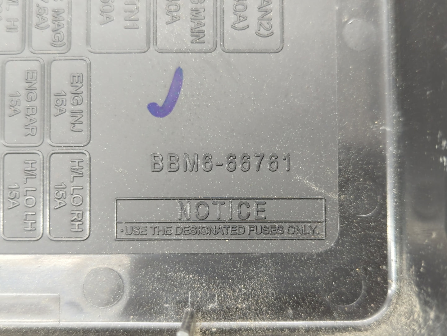 2011-2013 Mazda 3 Fusebox Fuse Box Relay Module Tipm - Oemusedautoparts1.com