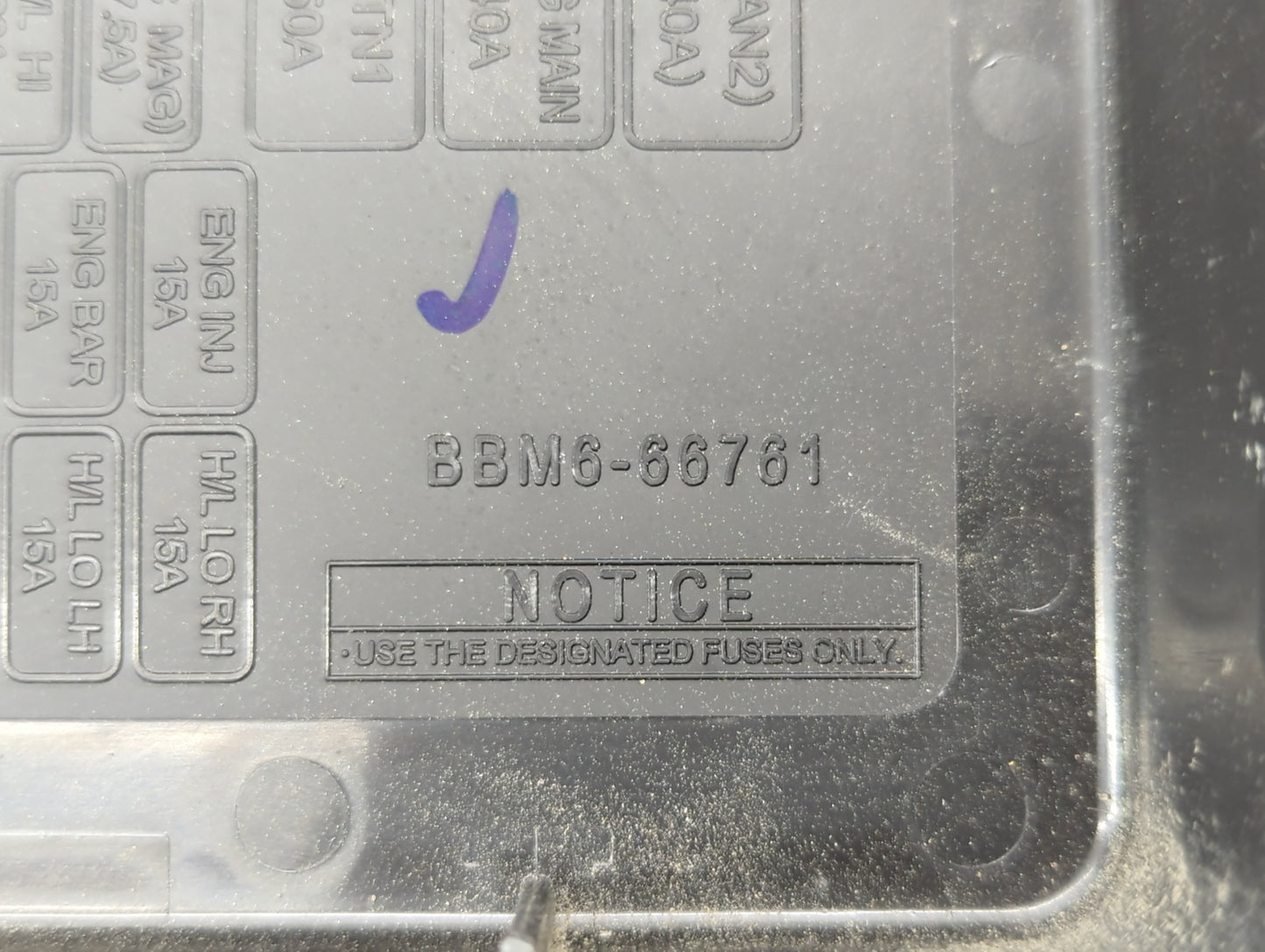 2011-2013 Mazda 3 Fusebox Fuse Box Relay Module Tipm - Oemusedautoparts1.com