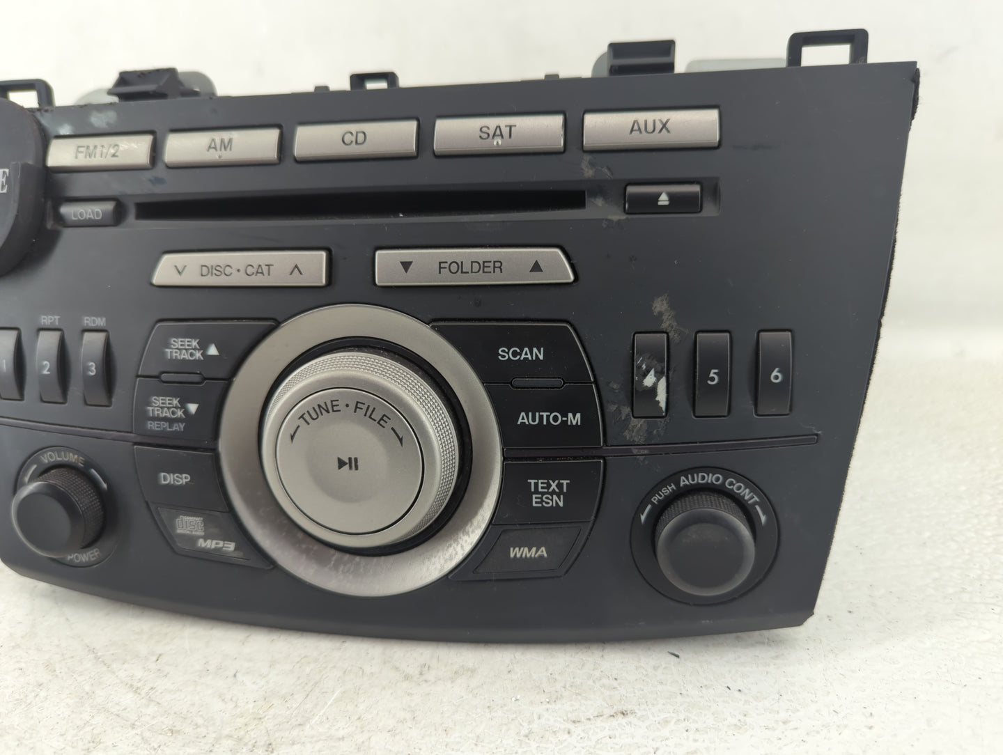 2010-2013 Mazda 3 Am Fm Cd Player Radio Receiver - Oemusedautoparts1.com