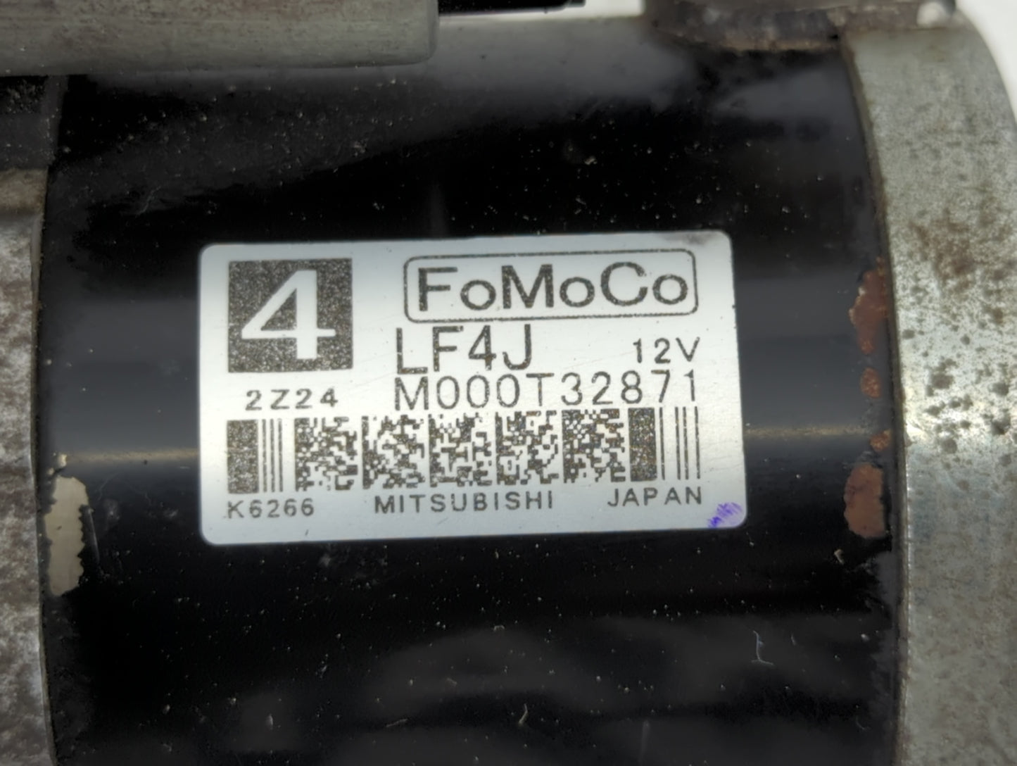 2010-2013 Mazda 3 Car Starter Motor Solenoid OEM P/N:M000T32871 Fits Fits 2010 2011 2012 2013 OEM Used Auto Parts - Oemuseda