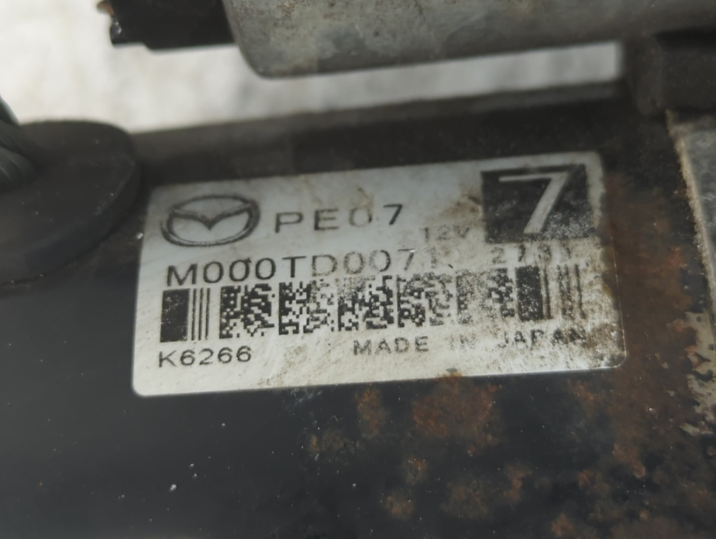 2012-2022 Mazda 3 Car Starter Motor Solenoid OEM P/N:M000TD0071 Fits Fits 2012 2013 2014 2015 2016 2017 2018 2019 2020 2021 