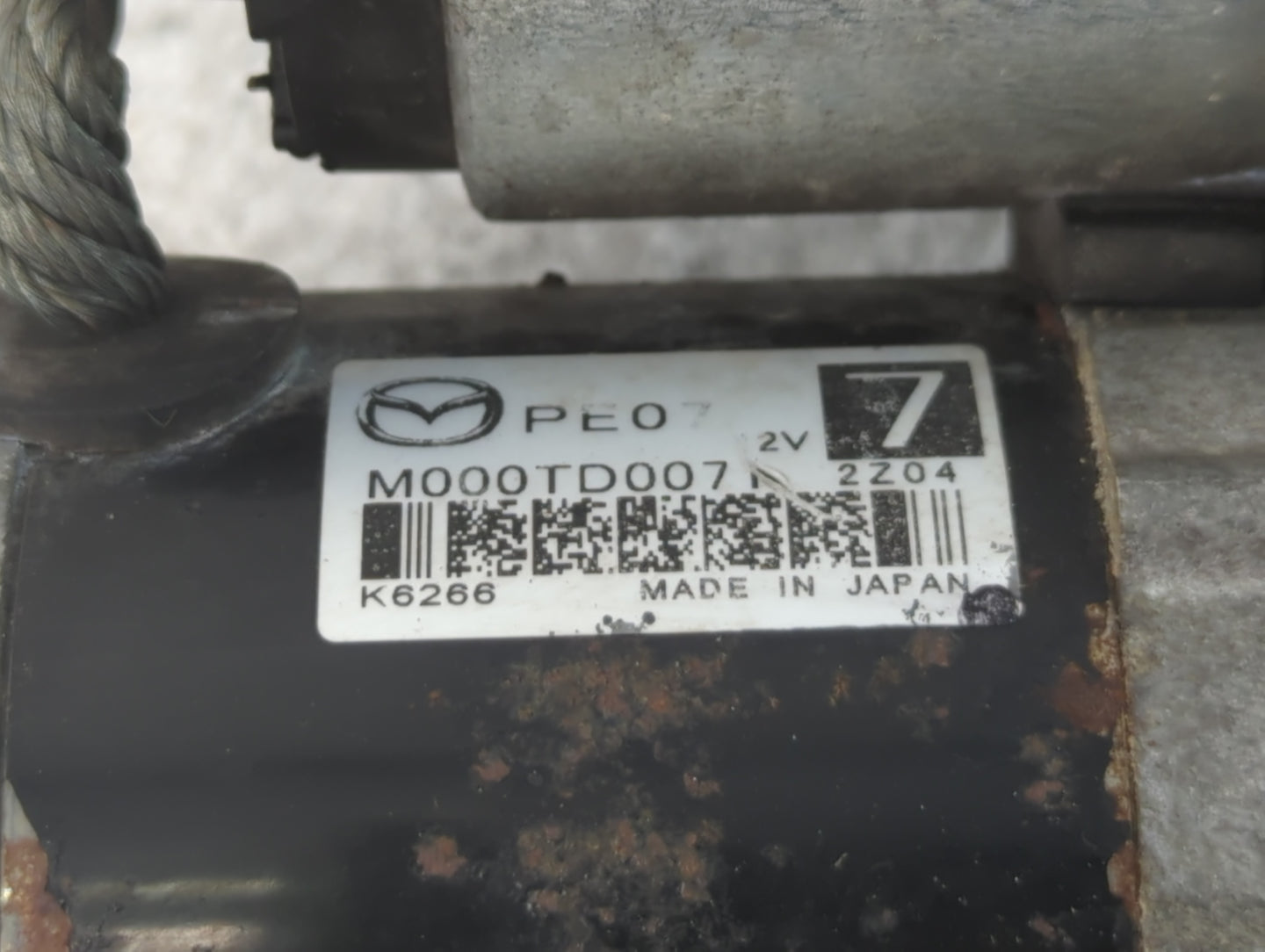 2012-2022 Mazda 3 Car Starter Motor Solenoid OEM P/N:M000TD0071 Fits Fits 2012 2013 2014 2015 2016 2017 2018 2019 2020 2021 