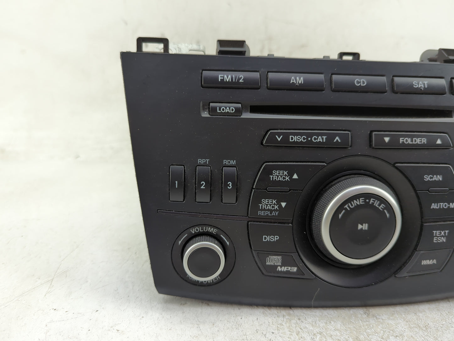 2013 Mazda 3 Radio AM FM Cd Player Receiver Replacement P/N:BGV4 66 9R0A Fits OEM Used Auto Parts - Oemusedautoparts1.com