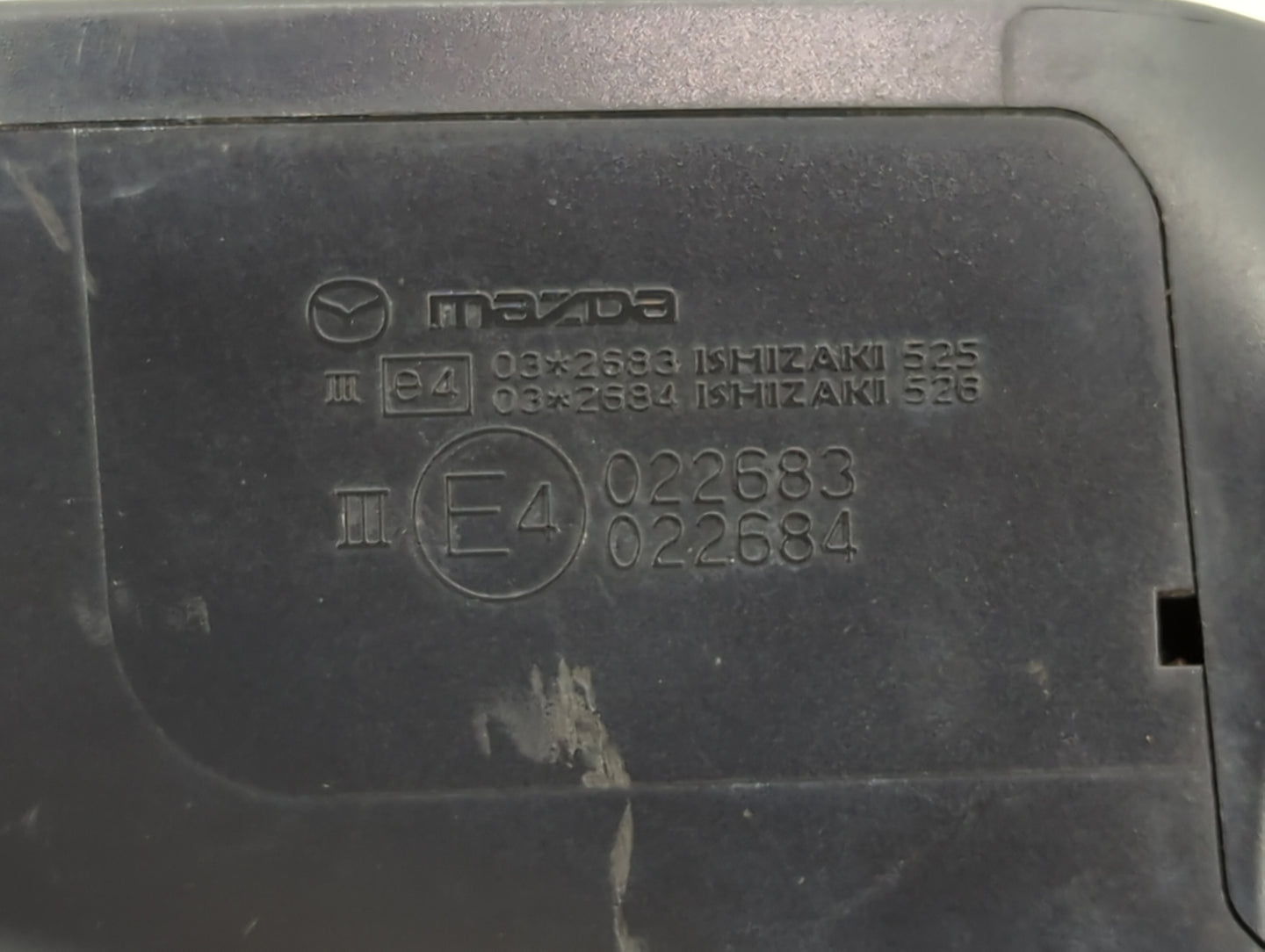 2013 Mazda 3 Driver Side View Mirror - Left Door Mirror OEM Used - Oemusedautoparts1.com