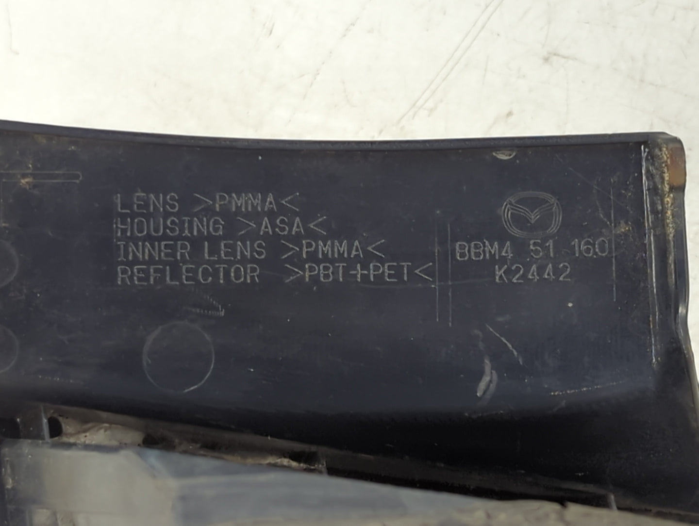 2010-2013 Mazda 3 Driver Left Side Deck Lid Mounted Tail Light - Oemusedautoparts1.com