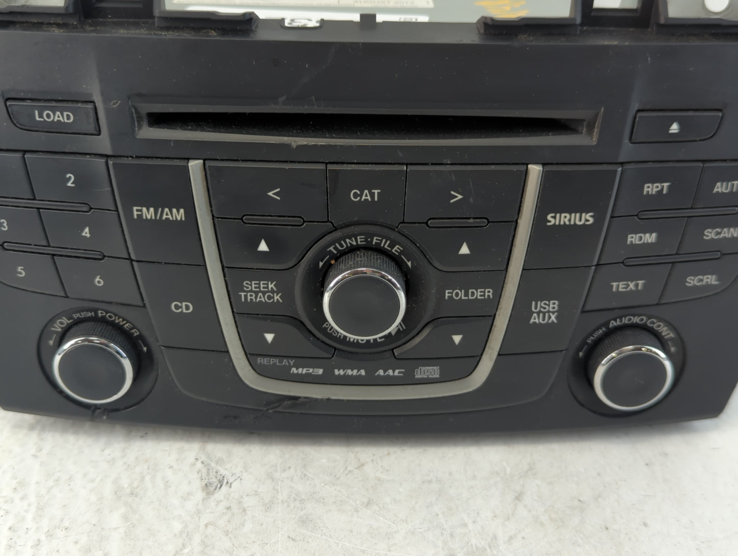 2013-2017 Mazda 5 Radio AM FM Cd Player Receiver Replacement P/N:CG40 66 9R0 Fits Fits 2013 2014 2015 2016 2017 OEM Used Aut