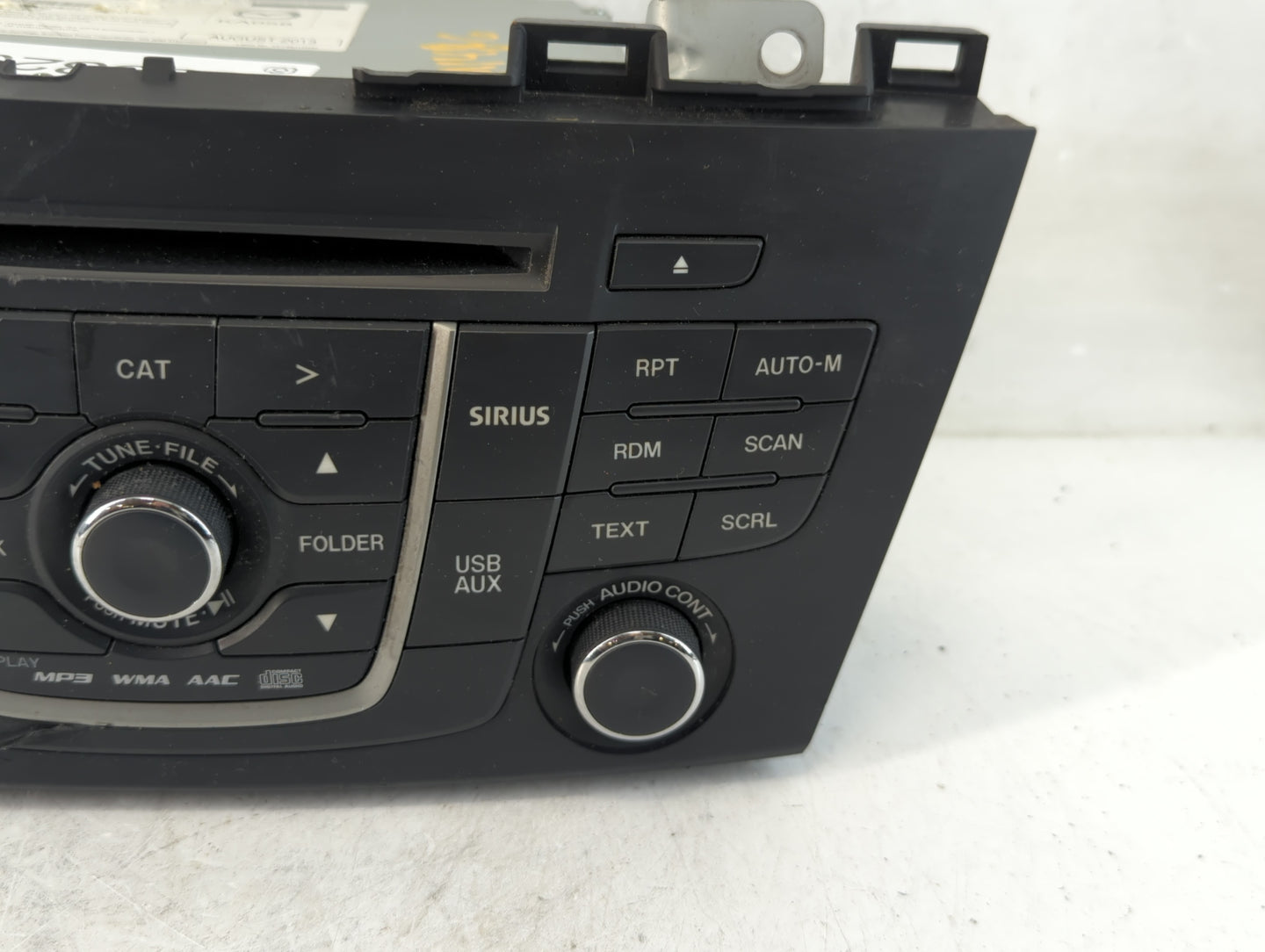 2013-2017 Mazda 5 Radio AM FM Cd Player Receiver Replacement P/N:CG40 66 9R0 Fits Fits 2013 2014 2015 2016 2017 OEM Used Aut