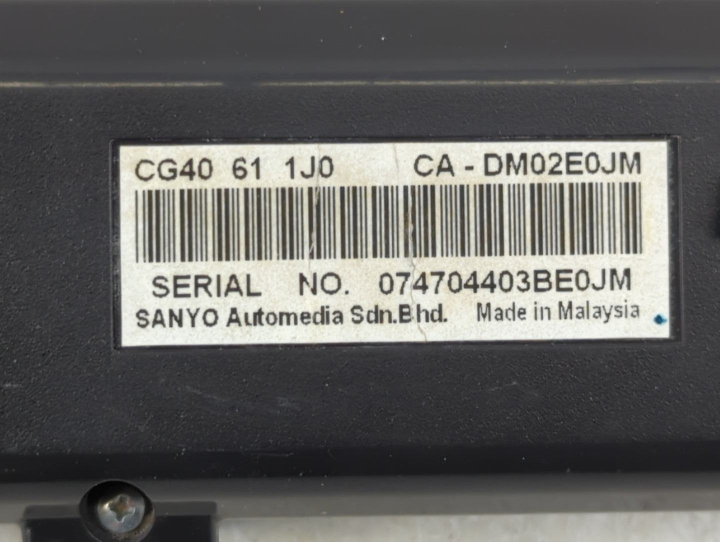 2013-2017 Mazda 5 Information Display Screen - Oemusedautoparts1.com