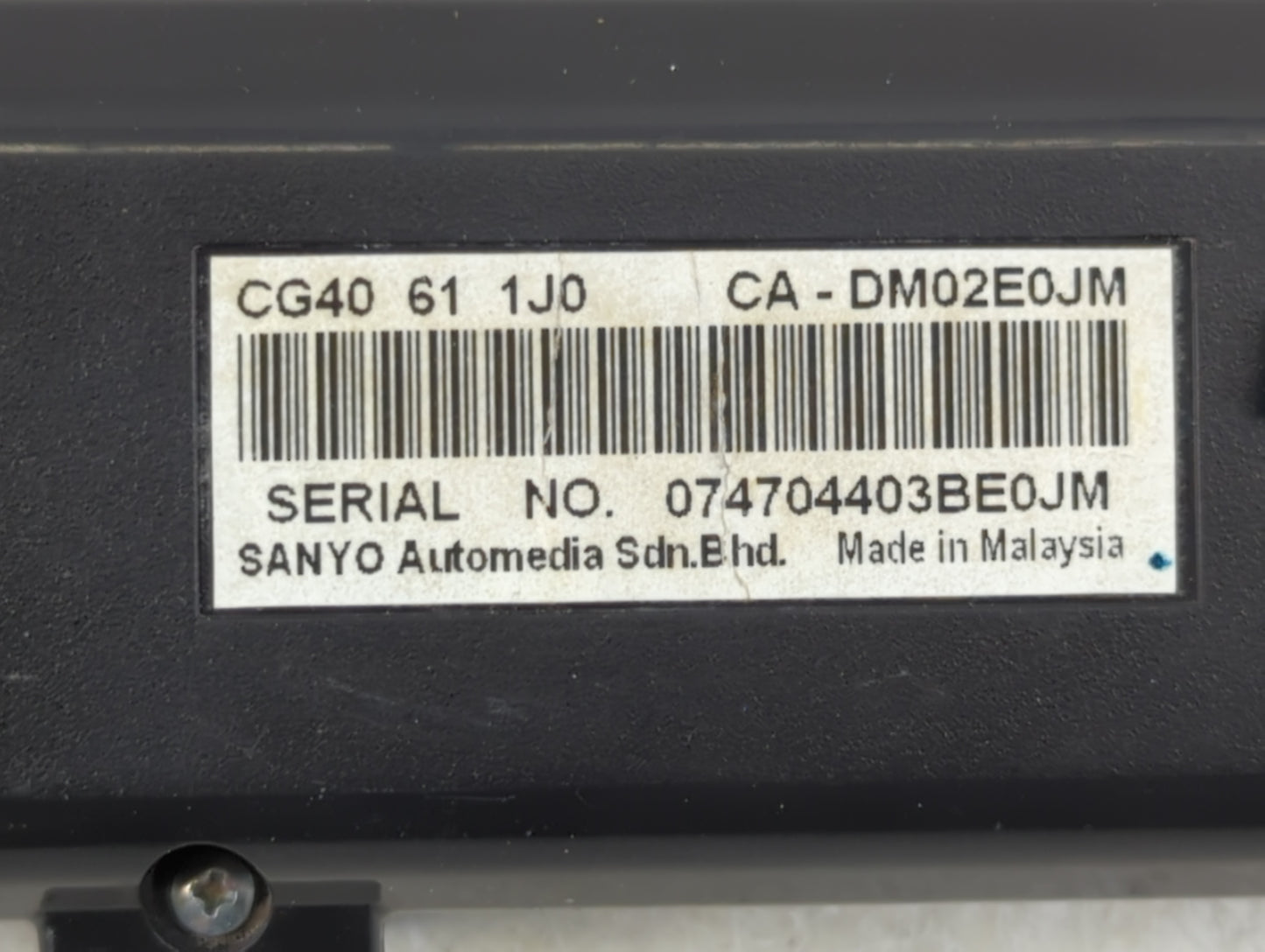 2013-2017 Mazda 5 Information Display Screen - Oemusedautoparts1.com