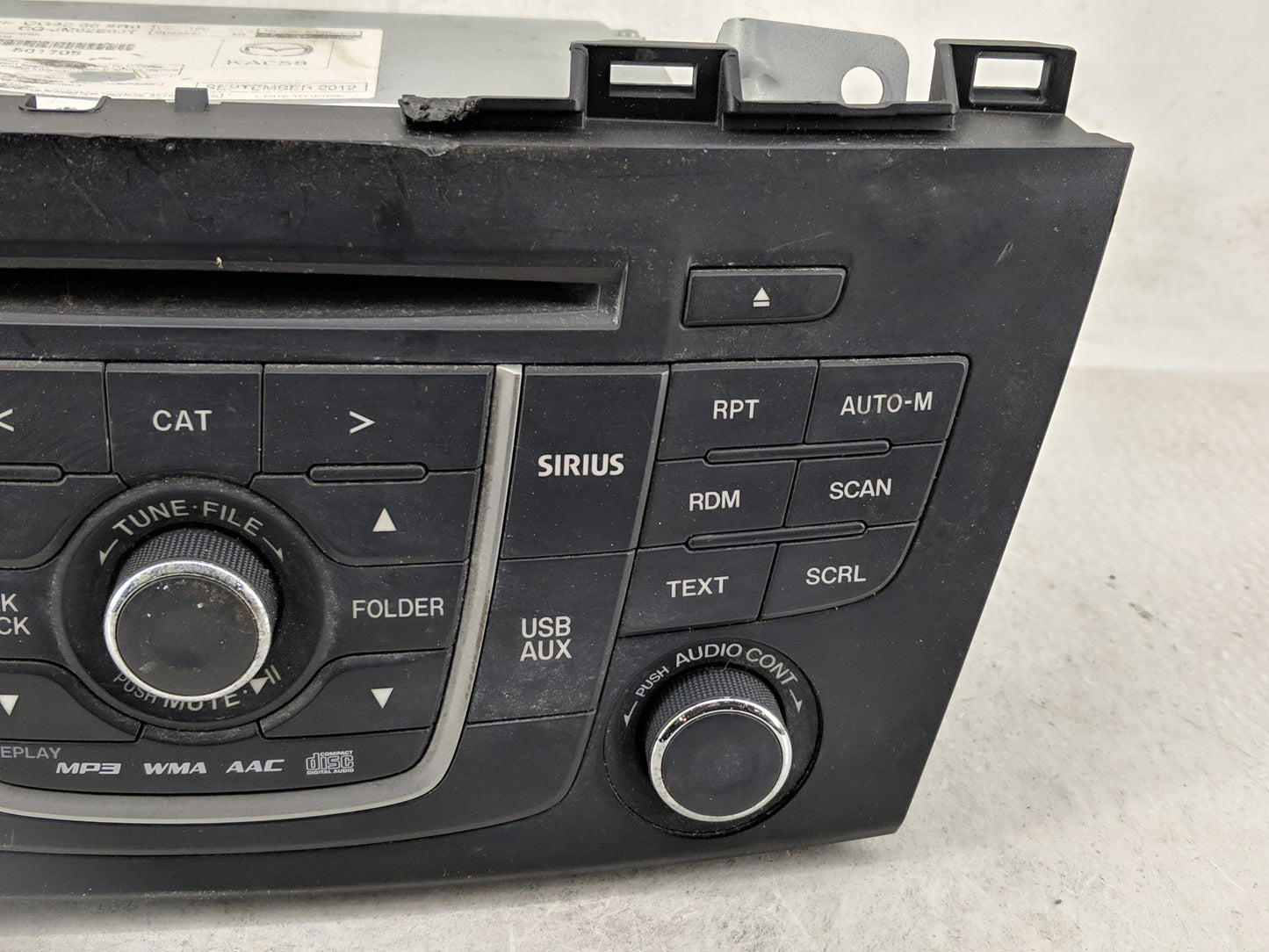 2013-2017 Mazda 5 Radio AM FM Cd Player Receiver Replacement P/N:CG40 66 9R0 Fits Fits 2013 2014 2015 2016 2017 OEM Used Aut