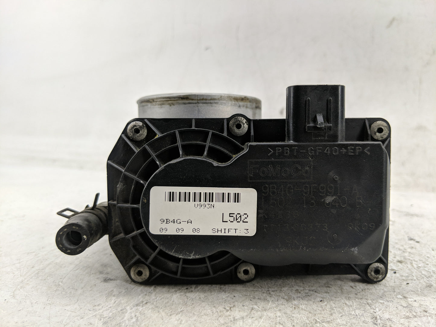 2009-2013 Mazda 6 Throttle Body P/N:9B4G-9F991 A Fits Fits 2009 2010 2011 2012 2013 2014 2015 2016 2017 OEM Used Auto Parts 