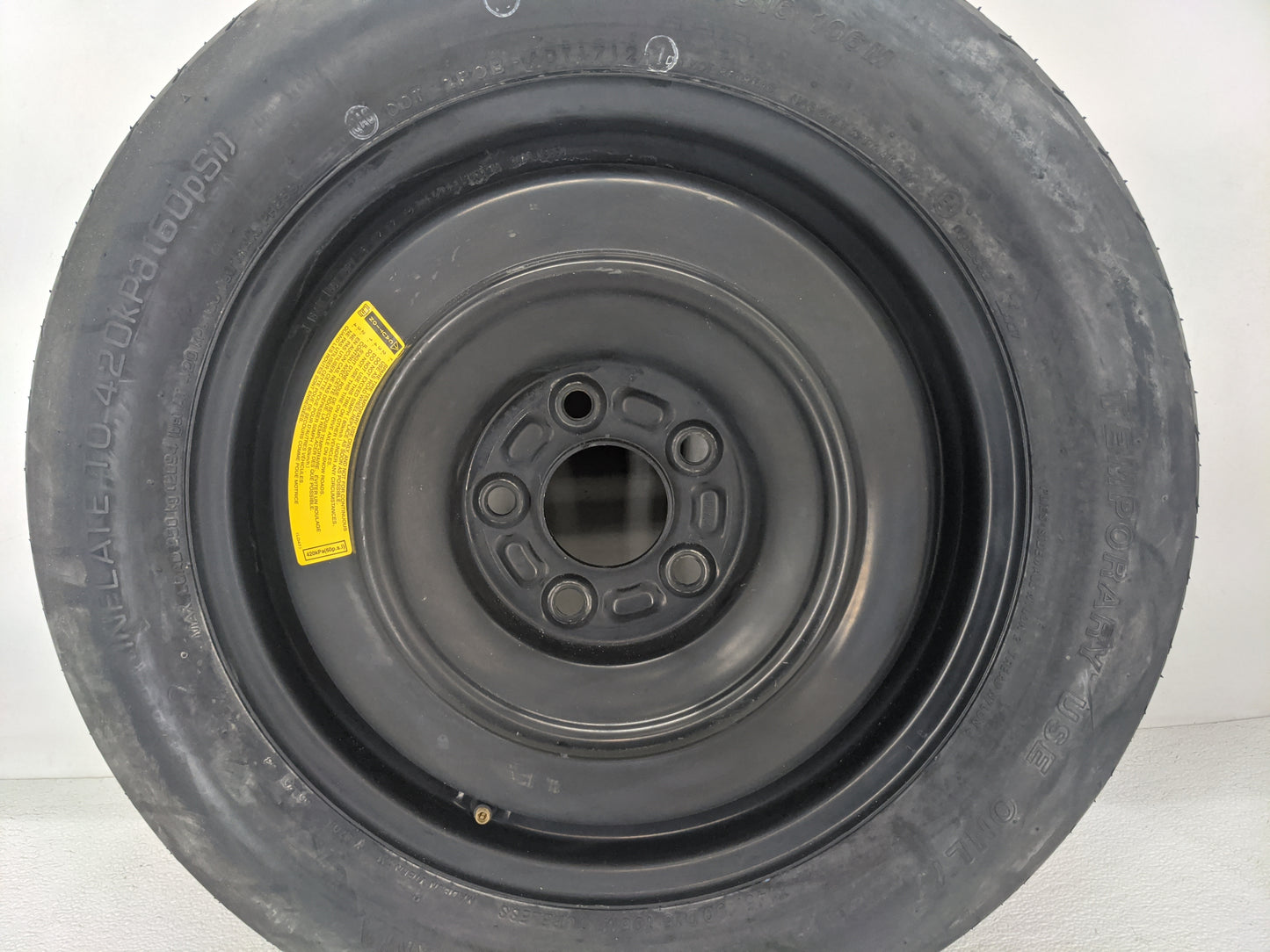 2013-2022 Mazda Cx-5 Spare Donut Tire Wheel Rim Oem - Oemusedautoparts1.com