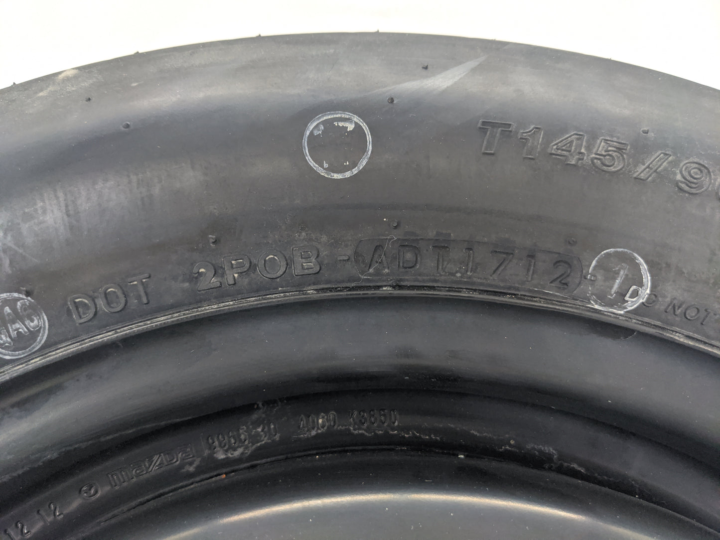 2013-2022 Mazda Cx-5 Spare Donut Tire Wheel Rim Oem - Oemusedautoparts1.com