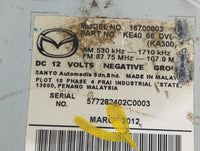 2013-2015 Mazda Cx-5 Radio AM FM Cd Player Receiver Replacement P/N:KE4066DV0 16700003 Fits Fits 2013 2014 2015 OEM Used Aut