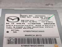 2013-2015 Mazda Cx-5 Radio AM FM Cd Player Receiver Replacement P/N:KE4066DV0A 16700003 Fits Fits 2013 2014 2015 OEM Used Au