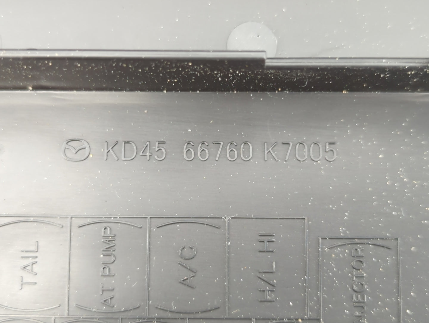2013-2022 Mazda Cx-5 Fusebox Fuse Box Panel Relay Module P/N:KD45 66760 Fits OEM Used Auto Parts - Oemusedautoparts1.com