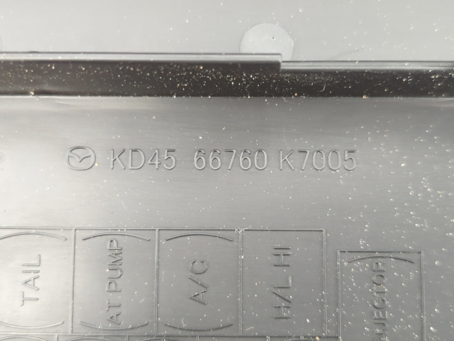 2013-2022 Mazda Cx-5 Fusebox Fuse Box Panel Relay Module P/N:KD45 66760 Fits OEM Used Auto Parts - Oemusedautoparts1.com