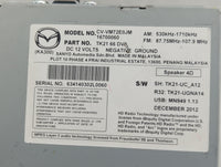 2013-2015 Mazda Cx-9 Radio AM FM Cd Player Receiver Replacement P/N:TK21 66 DV0 Fits Fits 2013 2014 2015 OEM Used Auto Parts