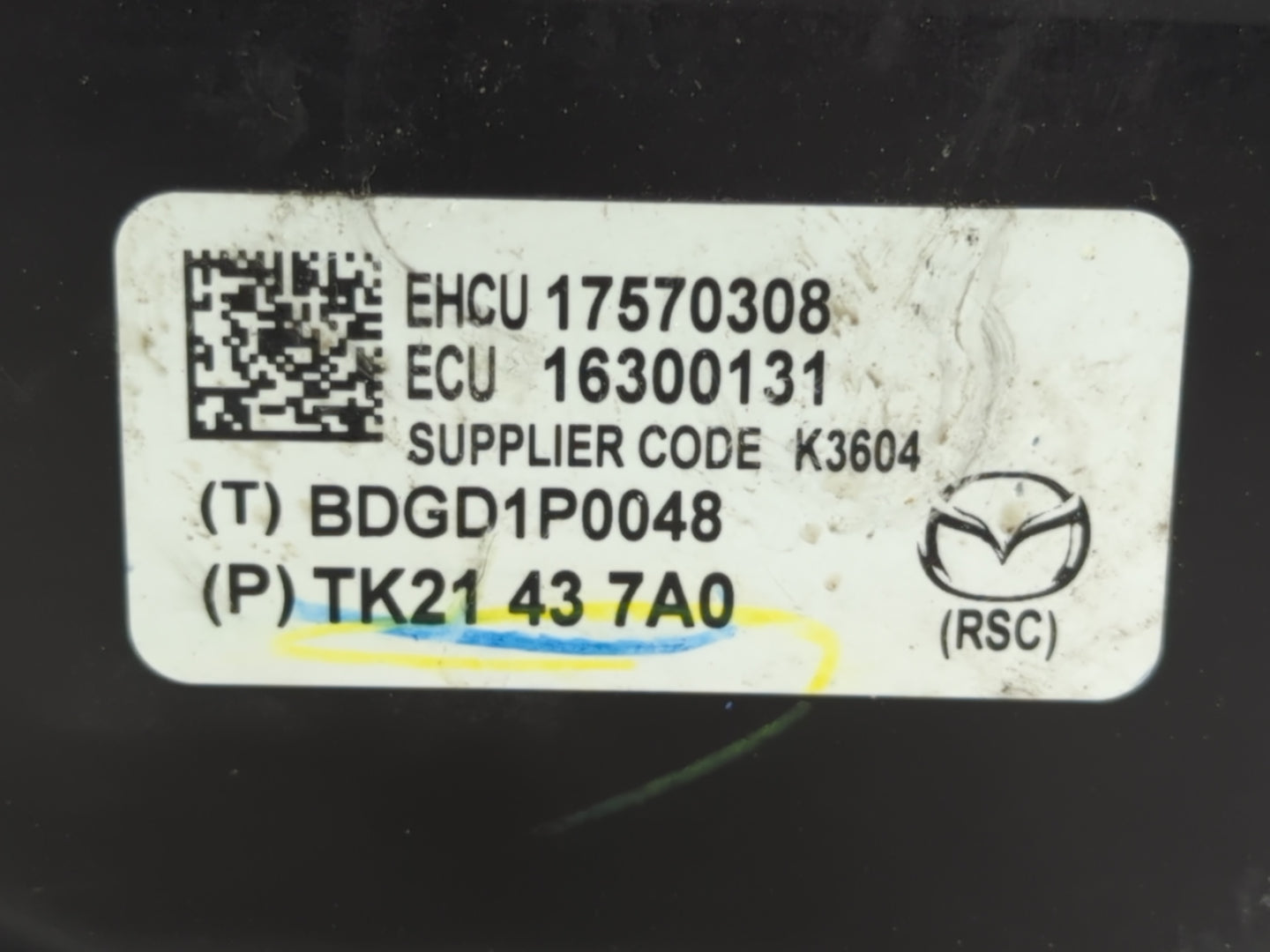 2013-2015 Mazda Cx-9 ABS Pump Control Module Replacement P/N:TK21 43 7A0 Fits Fits 2013 2014 2015 OEM Used Auto Parts - Oemu