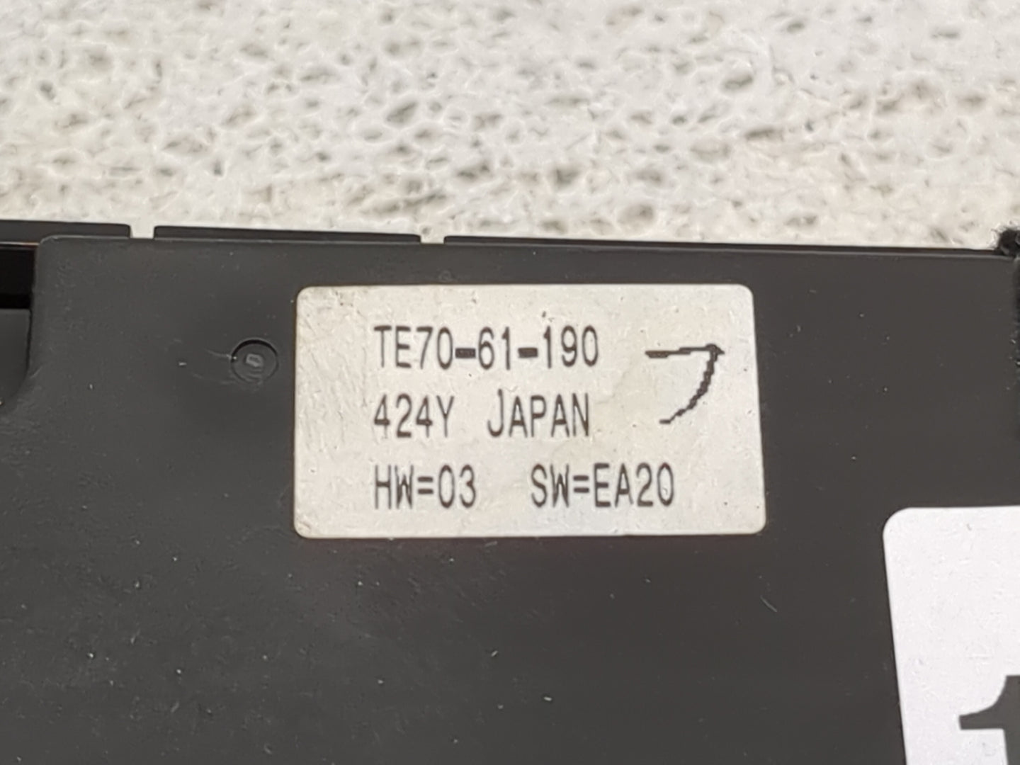 2010-2015 Mazda Cx-9 Climate Control Module Temperature AC/Heater Replacement P/N:TE70-61-190 Fits OEM Used Auto Parts - Oem