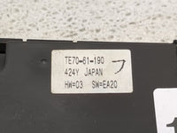 2010-2015 Mazda Cx-9 Climate Control Module Temperature AC/Heater Replacement P/N:TE70-61-190 Fits OEM Used Auto Parts - Oem