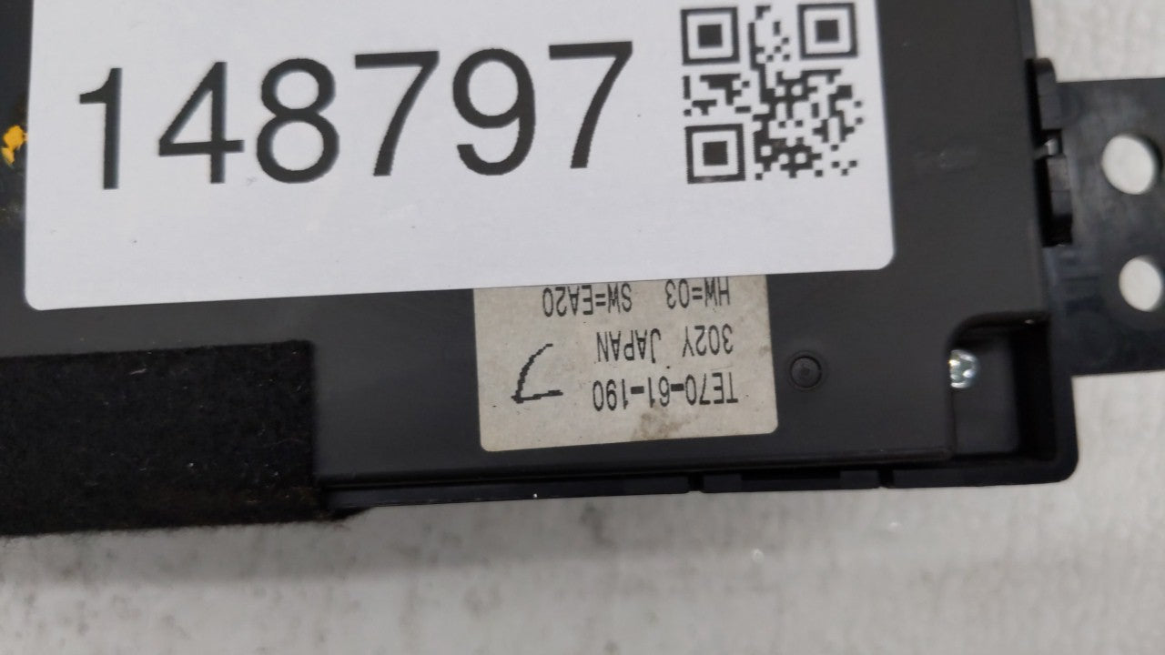 2010-2015 Mazda Cx-9 Climate Control Module Temperature AC/Heater Replacement P/N:TE70-61-190 Fits OEM Used Auto Parts - Oem