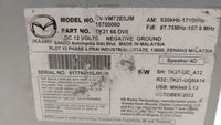 2013-2014 Mazda Cx-9 Radio AM FM Cd Player Receiver Replacement P/N:TK22 66 DV0A TK22 66 DV0, TK21 66 DV0 Fits Fits 2013 201