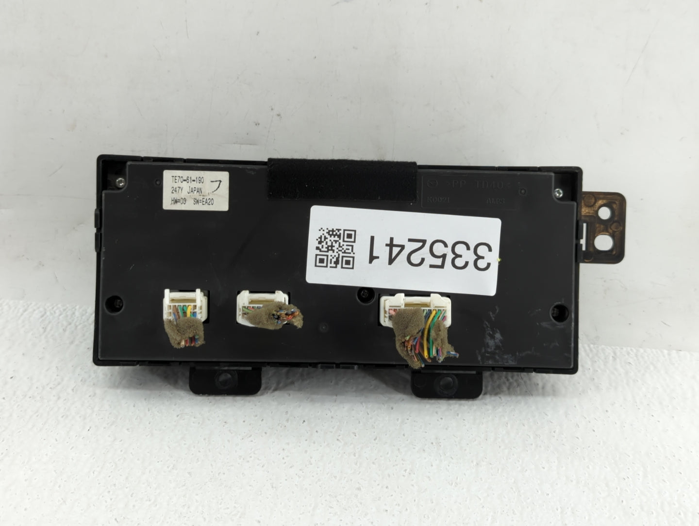 2010-2015 Mazda Cx-9 Climate Control Module Temperature AC/Heater Replacement P/N:TE70-61-190 Fits OEM Used Auto Parts - Oem