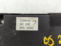 2010-2015 Mazda Cx-9 Climate Control Module Temperature AC/Heater Replacement P/N:TE70-61-190 Fits OEM Used Auto Parts - Oem
