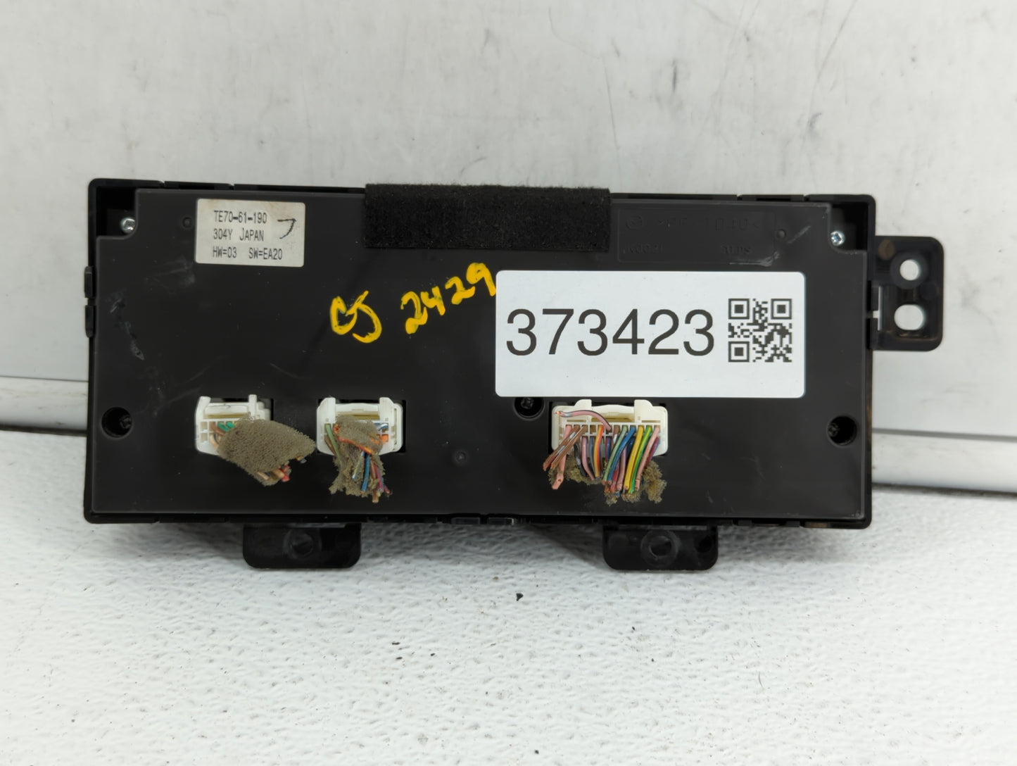 2010-2015 Mazda Cx-9 Climate Control Module Temperature AC/Heater Replacement P/N:TE70-61-190 Fits OEM Used Auto Parts - Oem
