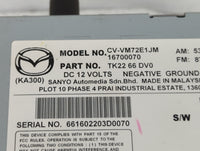 2013-2014 Mazda Cx-9 Am Fm Cd Player Radio Receiver 387781 - Oemusedautoparts1.com