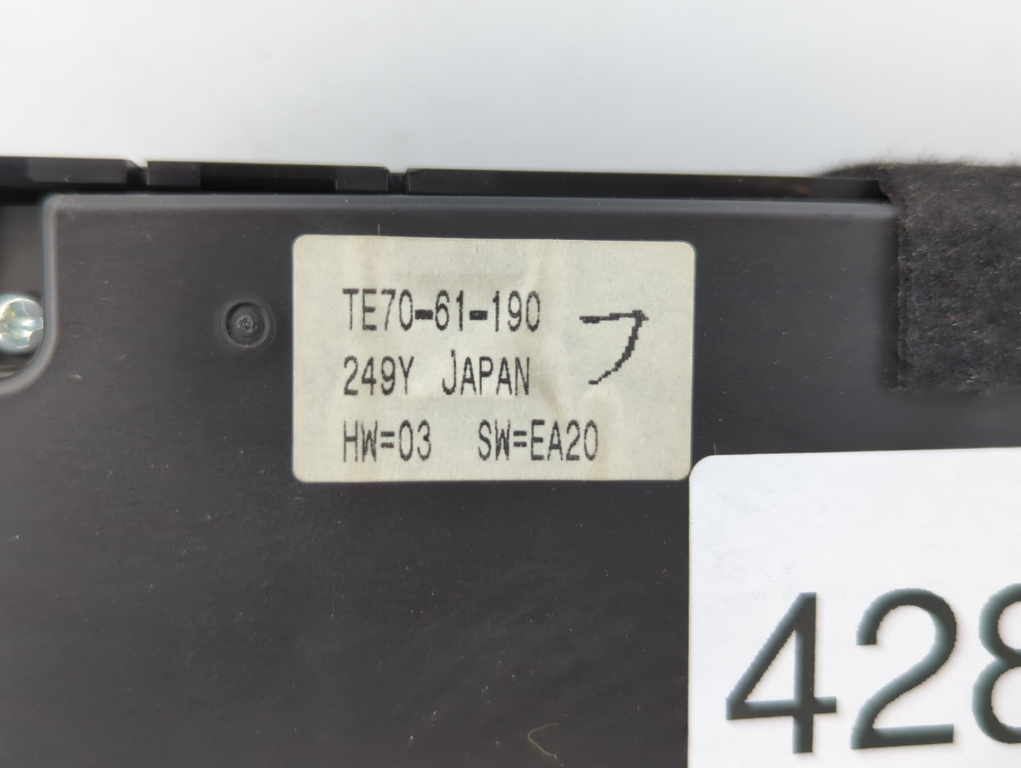 2010-2015 Mazda Cx-9 Climate Control Module Temperature AC/Heater Replacement P/N:TE70-61-190 Fits OEM Used Auto Parts - Oem