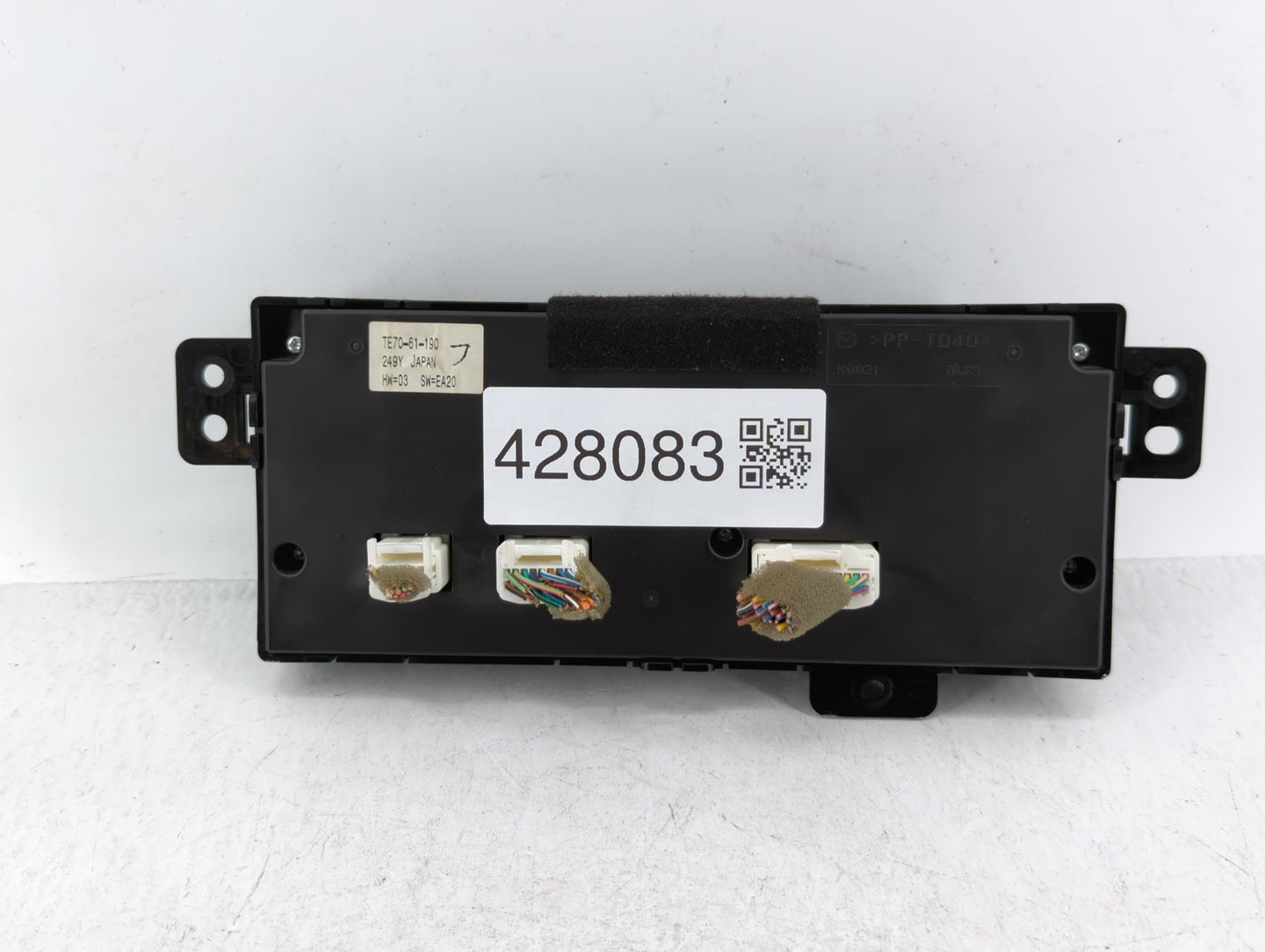 2010-2015 Mazda Cx-9 Climate Control Module Temperature AC/Heater Replacement P/N:TE70-61-190 Fits OEM Used Auto Parts - Oem