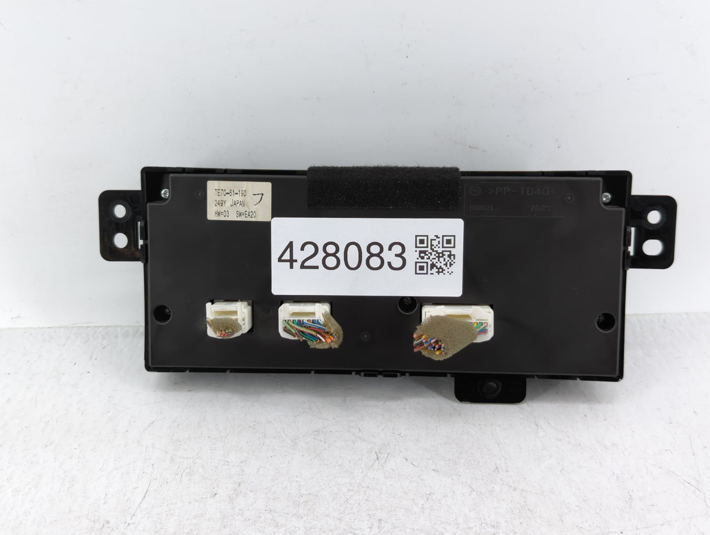 2010-2015 Mazda Cx-9 Climate Control Module Temperature AC/Heater Replacement P/N:TE70-61-190 Fits OEM Used Auto Parts - Oem