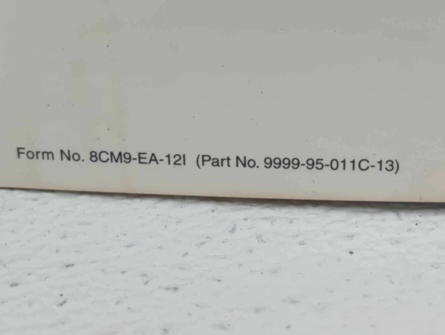 2013 Mazda Cx-9 Owners Manual Book Guide OEM Used Auto Parts - Oemusedautoparts1.com