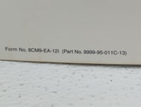 2013 Mazda Cx-9 Owners Manual Book Guide OEM Used Auto Parts - Oemusedautoparts1.com