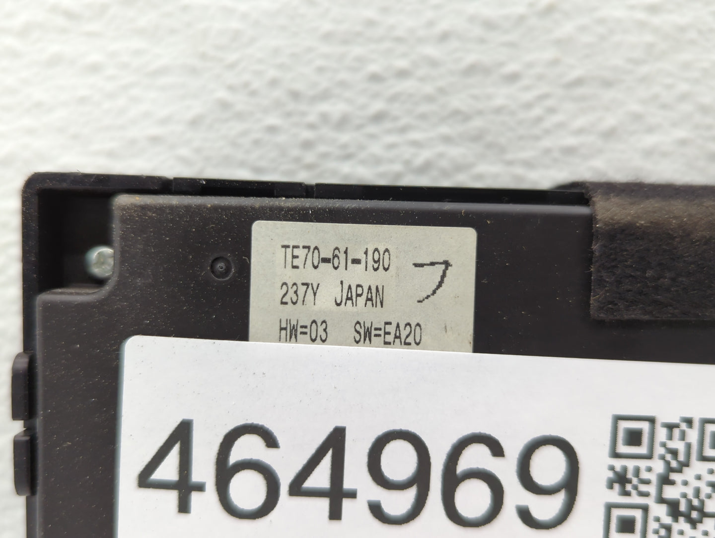 2010-2015 Mazda Cx-9 Climate Control Module Temperature AC/Heater Replacement P/N:TE70-61-190 Fits OEM Used Auto Parts - Oem