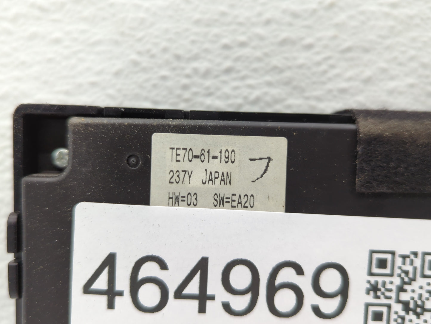 2010-2015 Mazda Cx-9 Climate Control Module Temperature AC/Heater Replacement P/N:TE70-61-190 Fits OEM Used Auto Parts - Oem