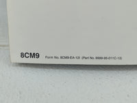 2013 Mazda Cx-9 Owners Manual Book Guide OEM Used Auto Parts - Oemusedautoparts1.com