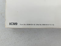 2013 Mazda Cx-9 Owners Manual Book Guide OEM Used Auto Parts - Oemusedautoparts1.com