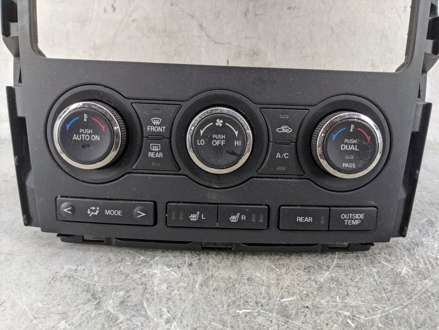 2010-2015 Mazda Cx-9 Climate Control Module Temperature AC/Heater Replacement P/N:TE70-61-190 TE6955211 Fits OEM Used Auto P