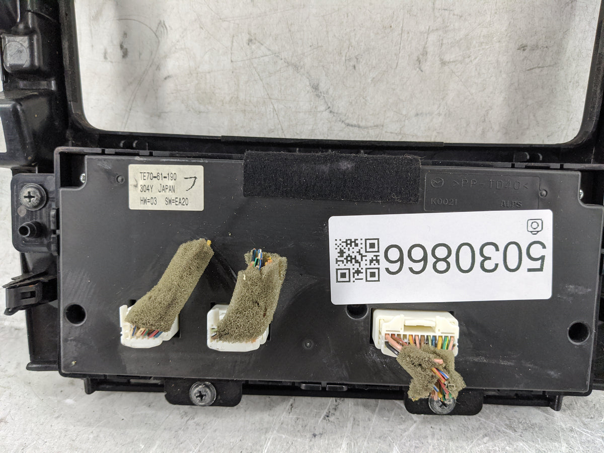 2010-2015 Mazda Cx-9 Climate Control Module Temperature AC/Heater Replacement P/N:TE70-61-190 TE6955211 Fits OEM Used Auto P
