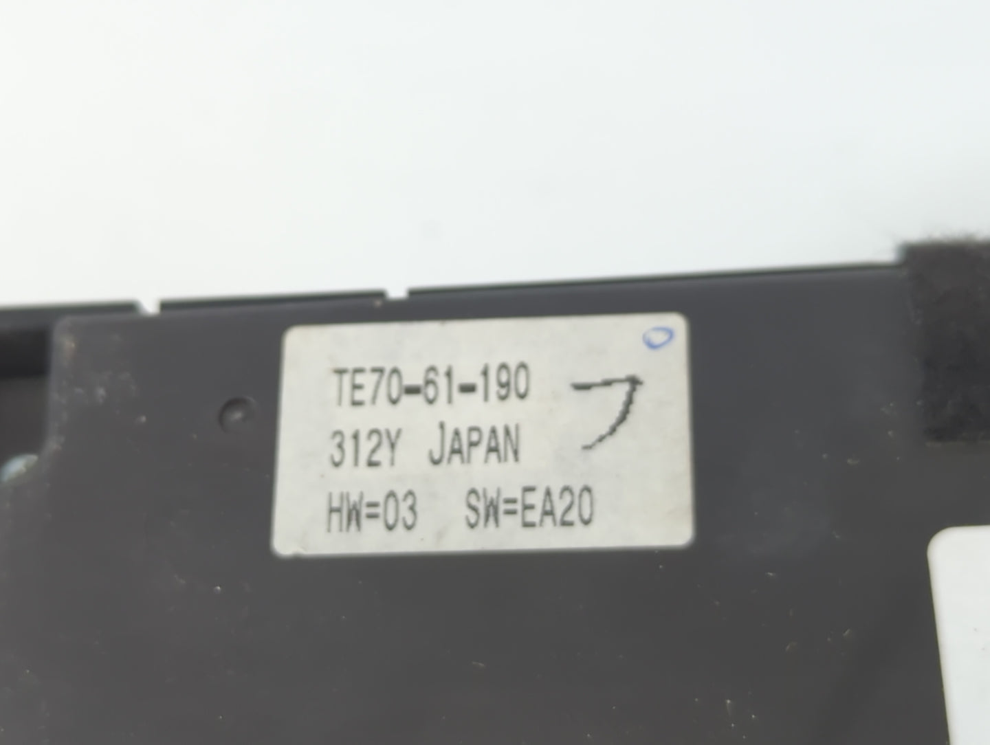 2010-2015 Mazda Cx-9 Climate Control Module Temperature AC/Heater Replacement P/N:TE70-61-190 Fits OEM Used Auto Parts - Oem