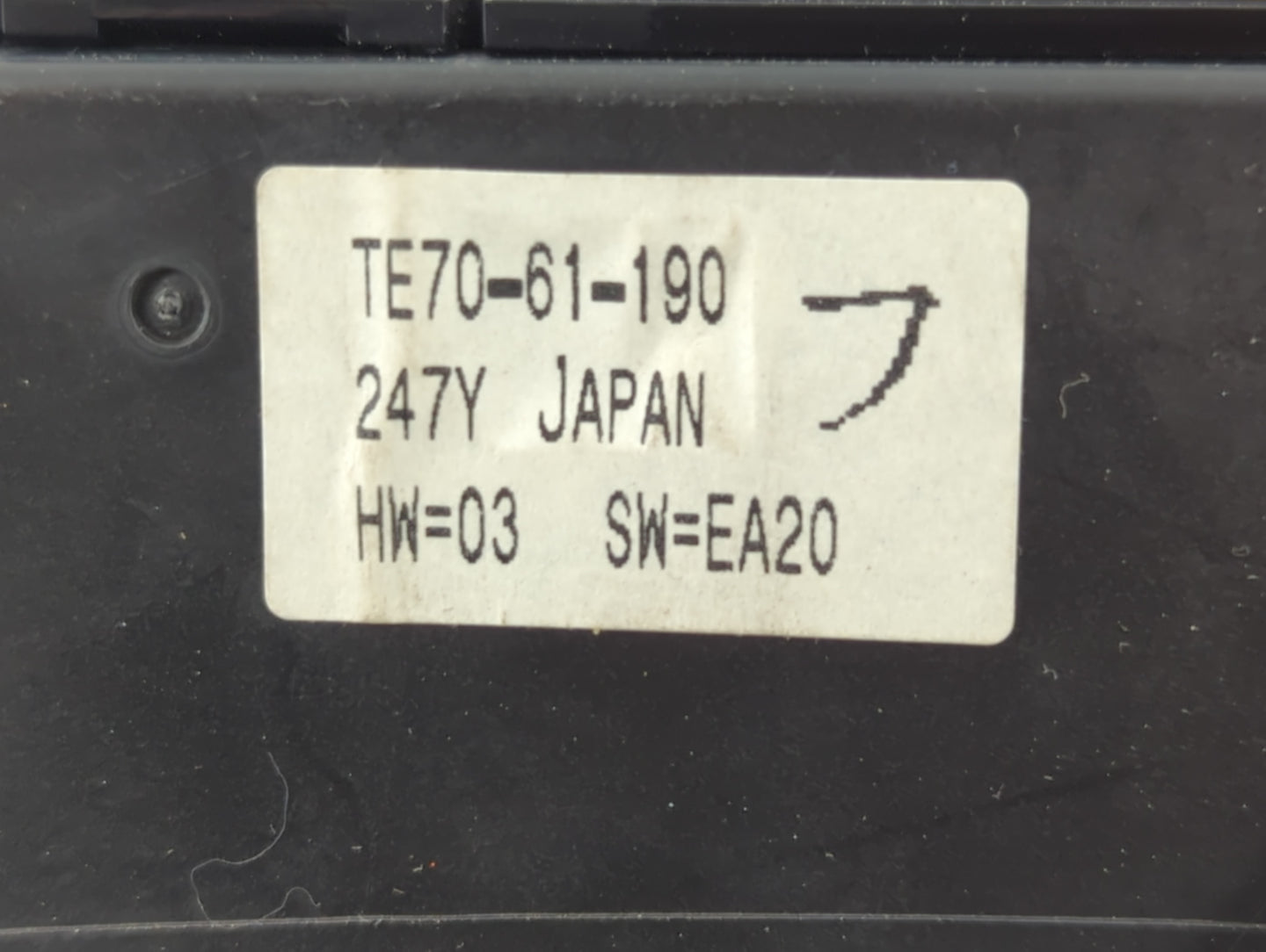 2010-2015 Mazda Cx-9 Climate Control Module Temperature AC/Heater Replacement P/N:TE70-61-190 Fits OEM Used Auto Parts - Oem