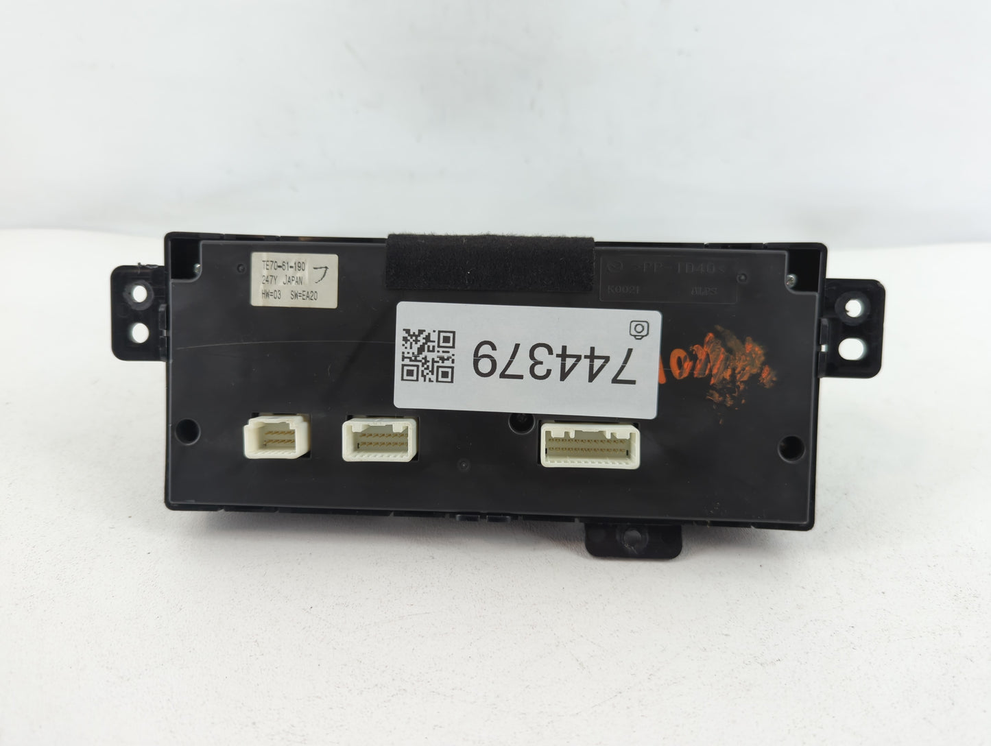 2010-2015 Mazda Cx-9 Climate Control Module Temperature AC/Heater Replacement P/N:TE70-61-190 Fits OEM Used Auto Parts - Oem